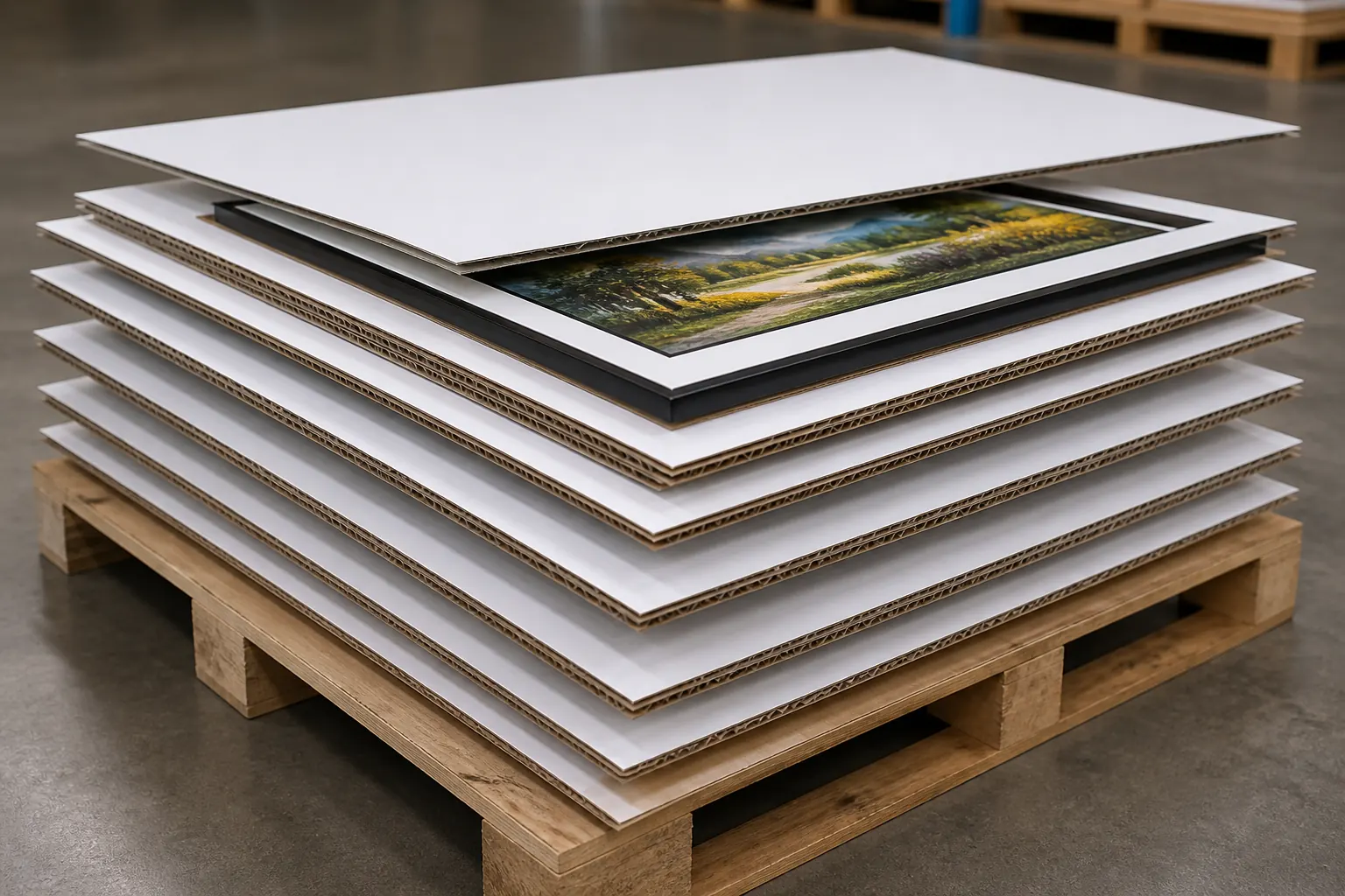 Custom Printed Layer Pad with Artwork